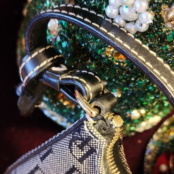 Vtg Dooney & Bourke Bitsy | Heritage y2K Classic Logo | Structured Mini Purse - Picture 9 of 16